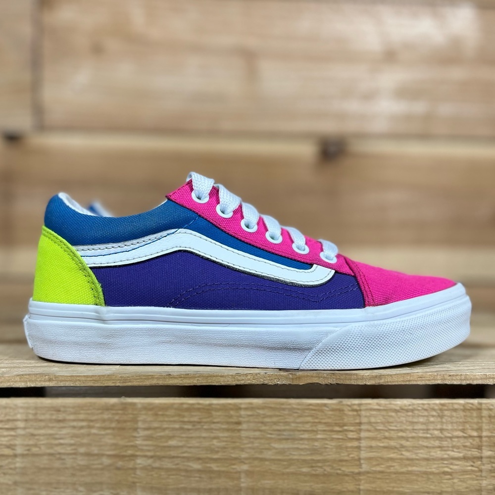 Vans Old Skool Low Tops, 3Y, Multi Color